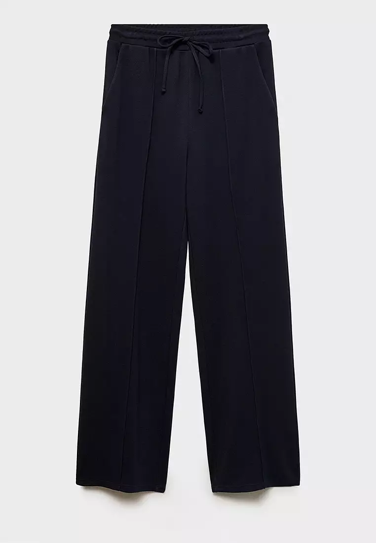 Wide Leg Jogger Trousers