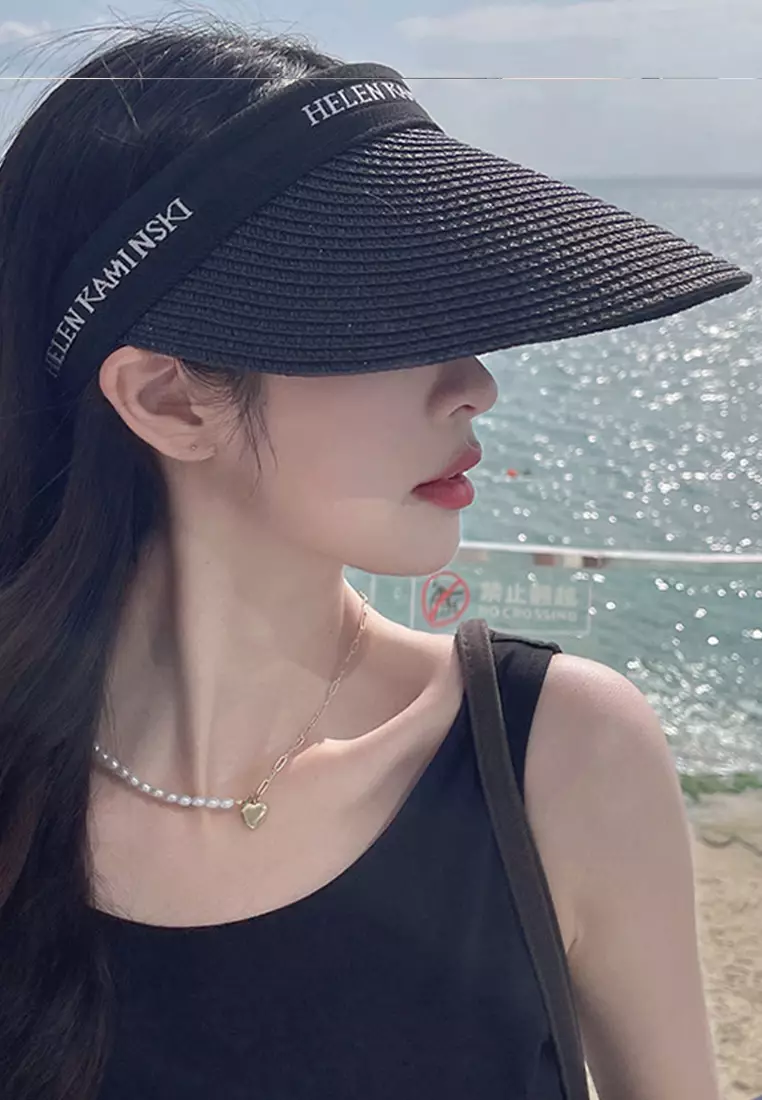 Versatile Sunscreen Sunshade Straw Hat A22062401BK