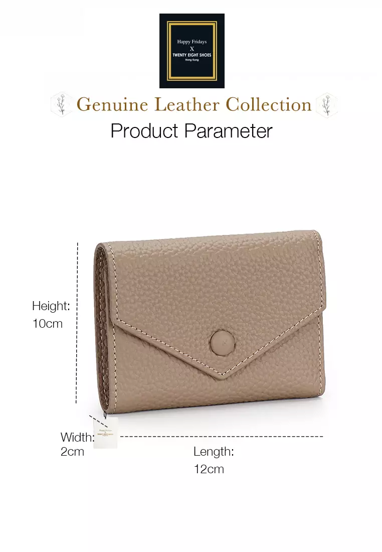 Full Grain Leather Tri-Fold Wallet JW YT-6923