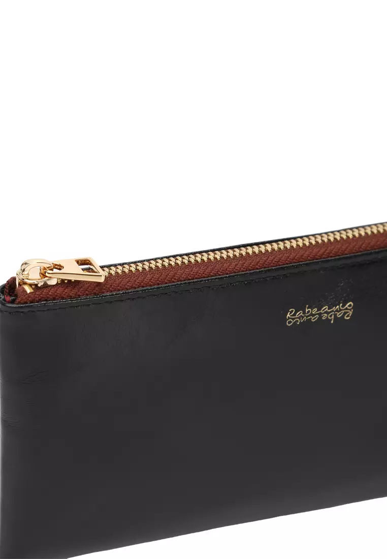 L-Zip Long Wallet - Black