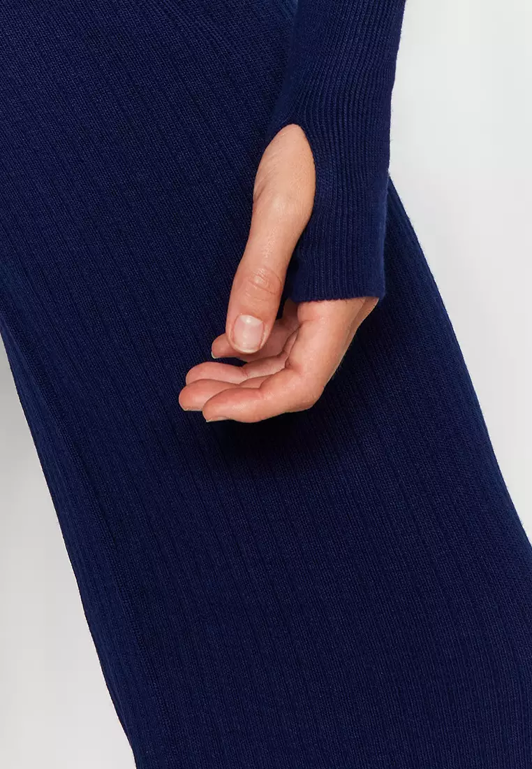 Ribbed Knitted Sweater and Pants Sets