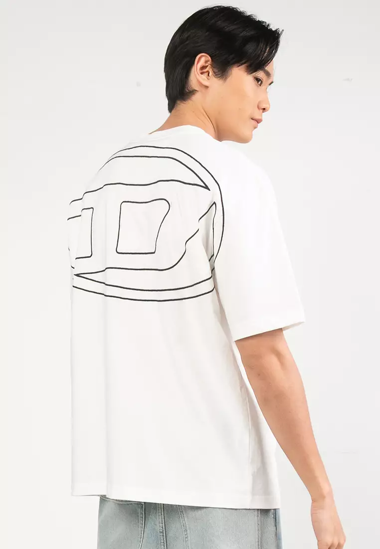 Oversized T-Shirt with Oval D Logo