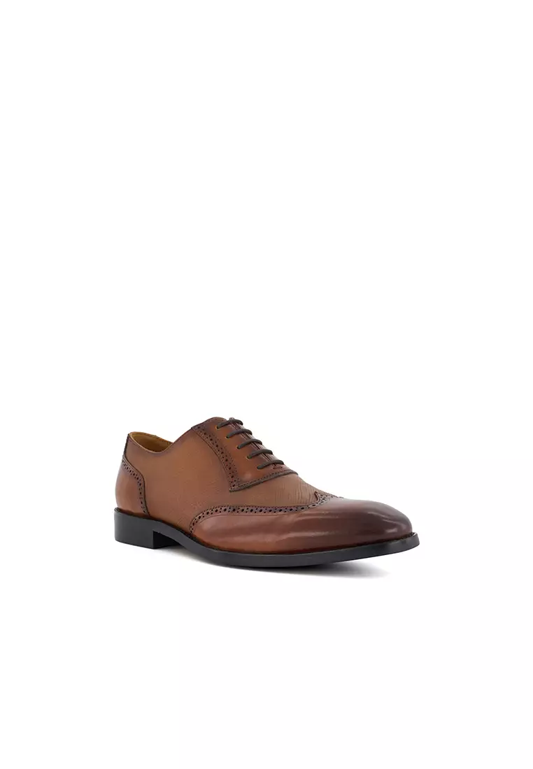 Discount on Dune London  shoes - SKU: Stuttgart Smart Leather Oxford Shoes Tan