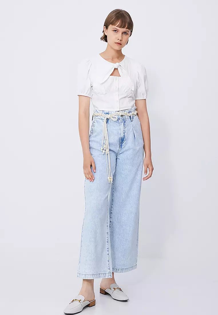 Ribbon Knot Crop Top