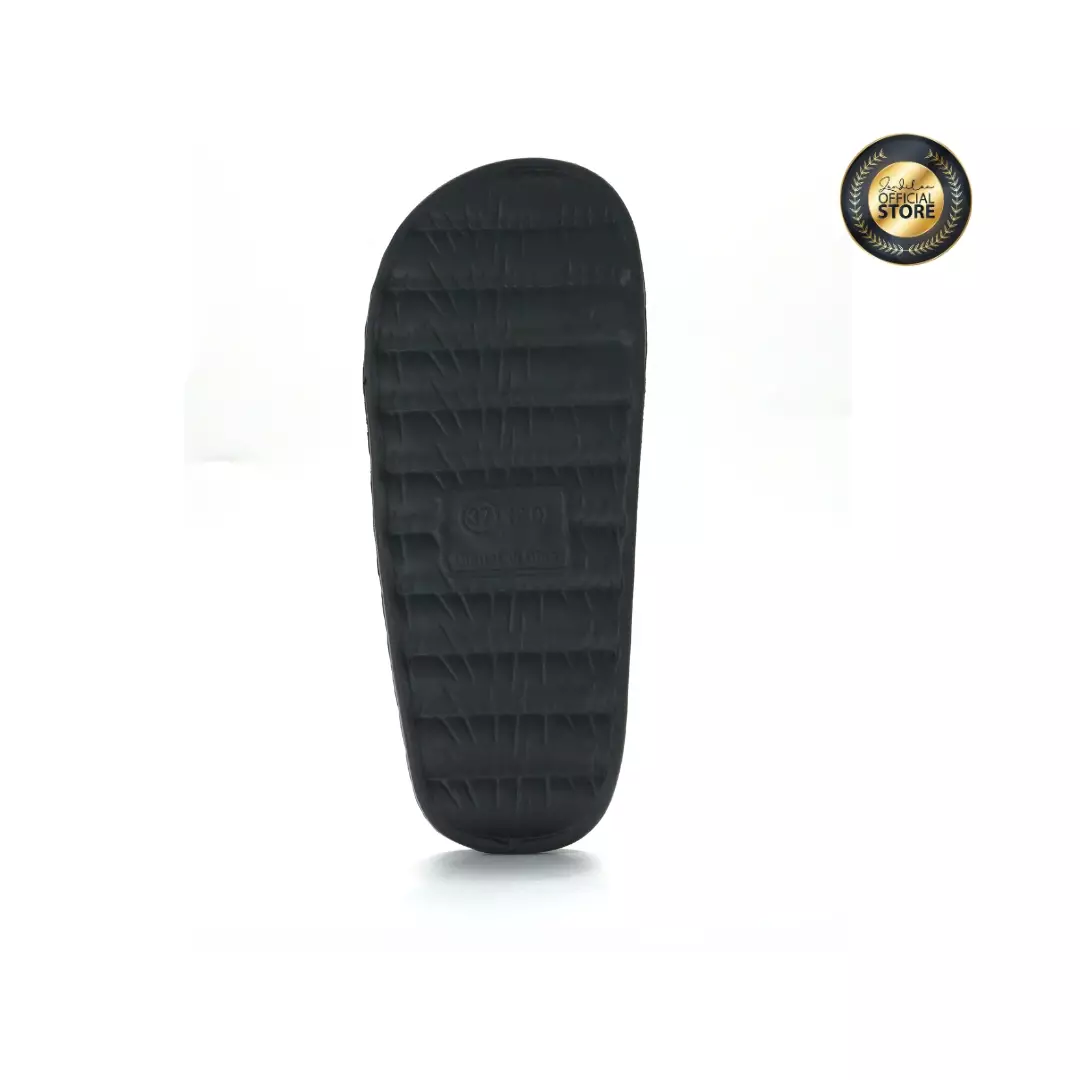 ZANDILAC - SANDAL WANITA DEWASA CH220345WD - HITAM full karet