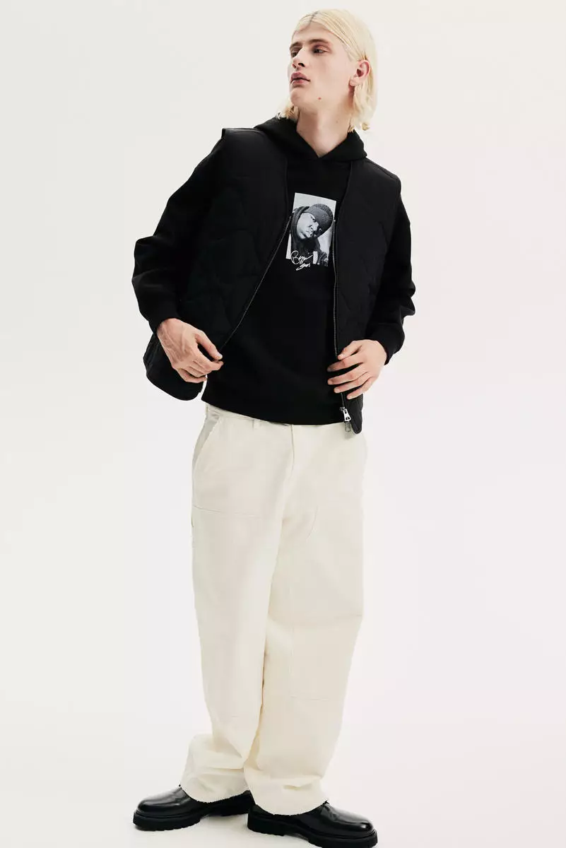 Oversized Fit Printed hoodie