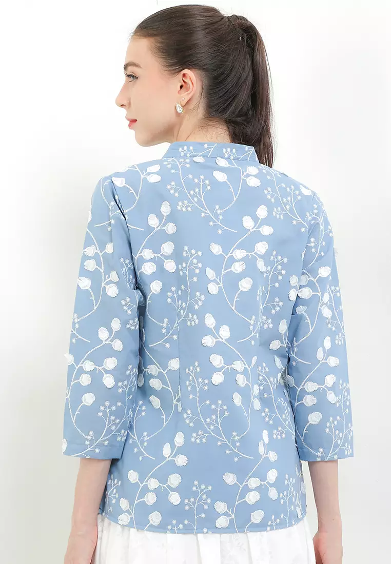 Kebaya Fashion Regular 7/8-length Sleeves