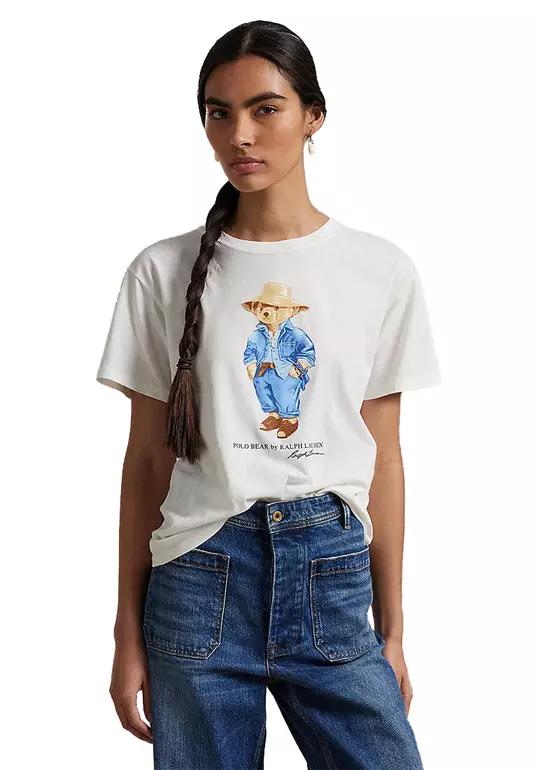 Polo Bear Cotton Jersey Tee