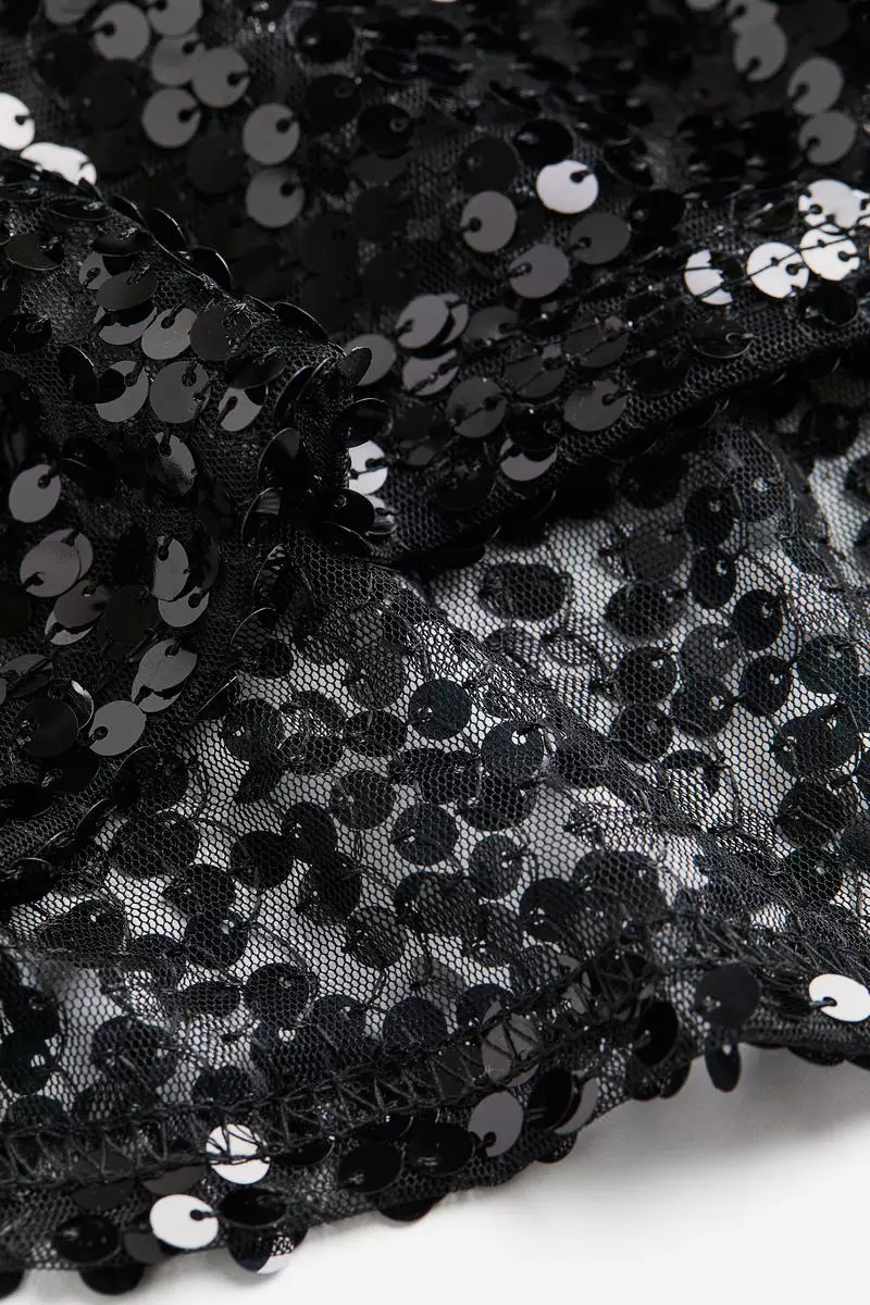 Buy H&M Sequined slip dress 2025 Online | ZALORA
