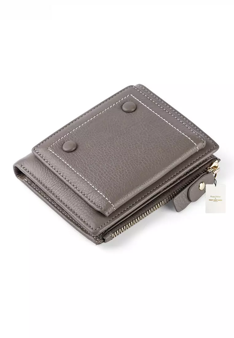 Full Grain Leather Bi-Fold Wallet JW YT-6020