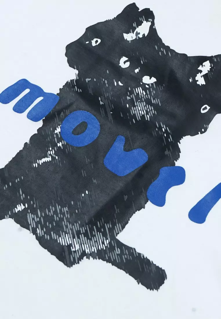 Moutley Men's T-Shirt Short Sleeve Oversized Fit Cotton 16s Three Heads 081224