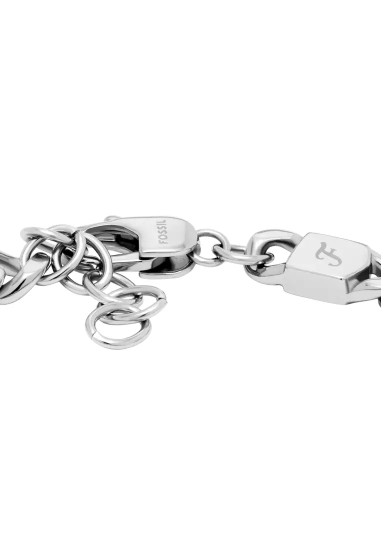 Fossil Men's Drew Bracelet ( JF04851998 ) - Two Tone, Stainless Steel, Stainless-Steel