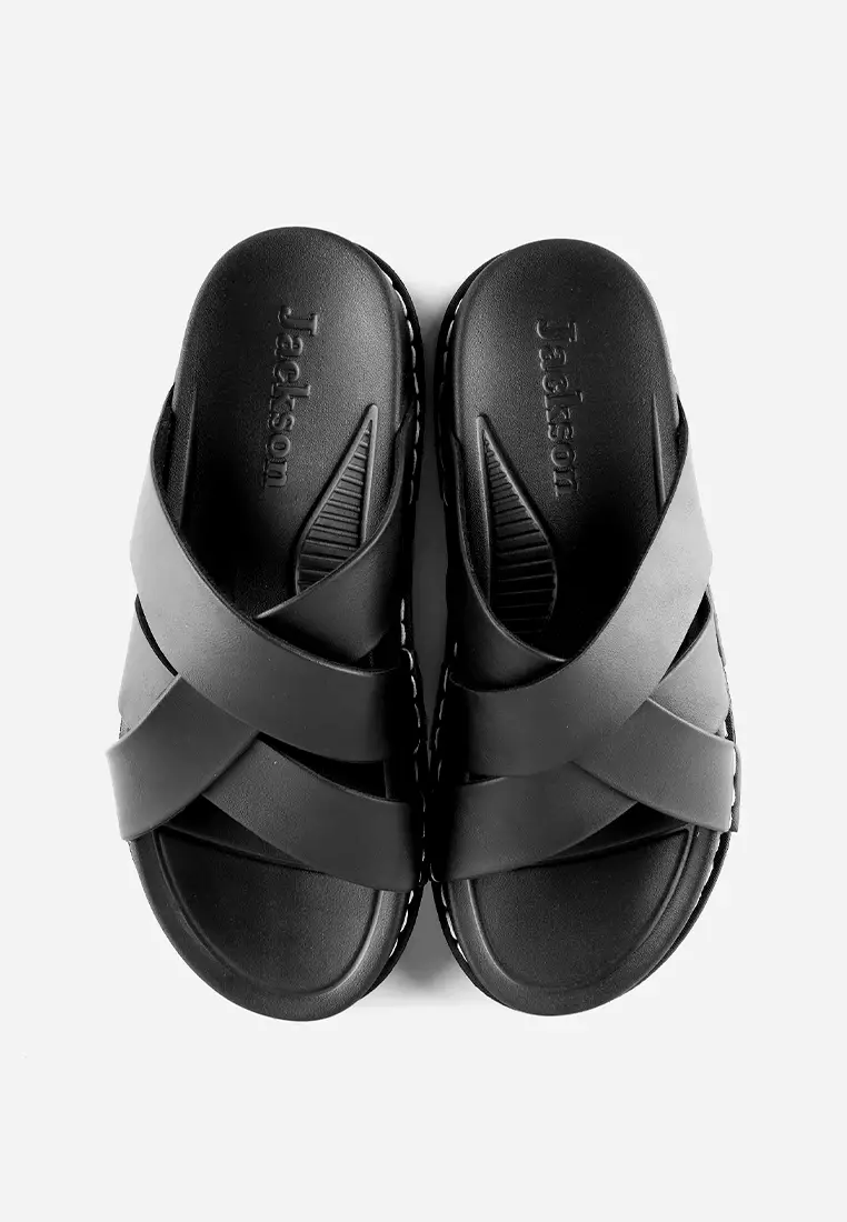 Jackson Evo 1JS7 Full Black - Sandal Slide