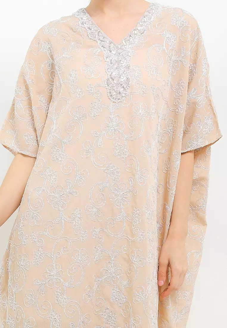 Embellished Met Embroidery Kaftan