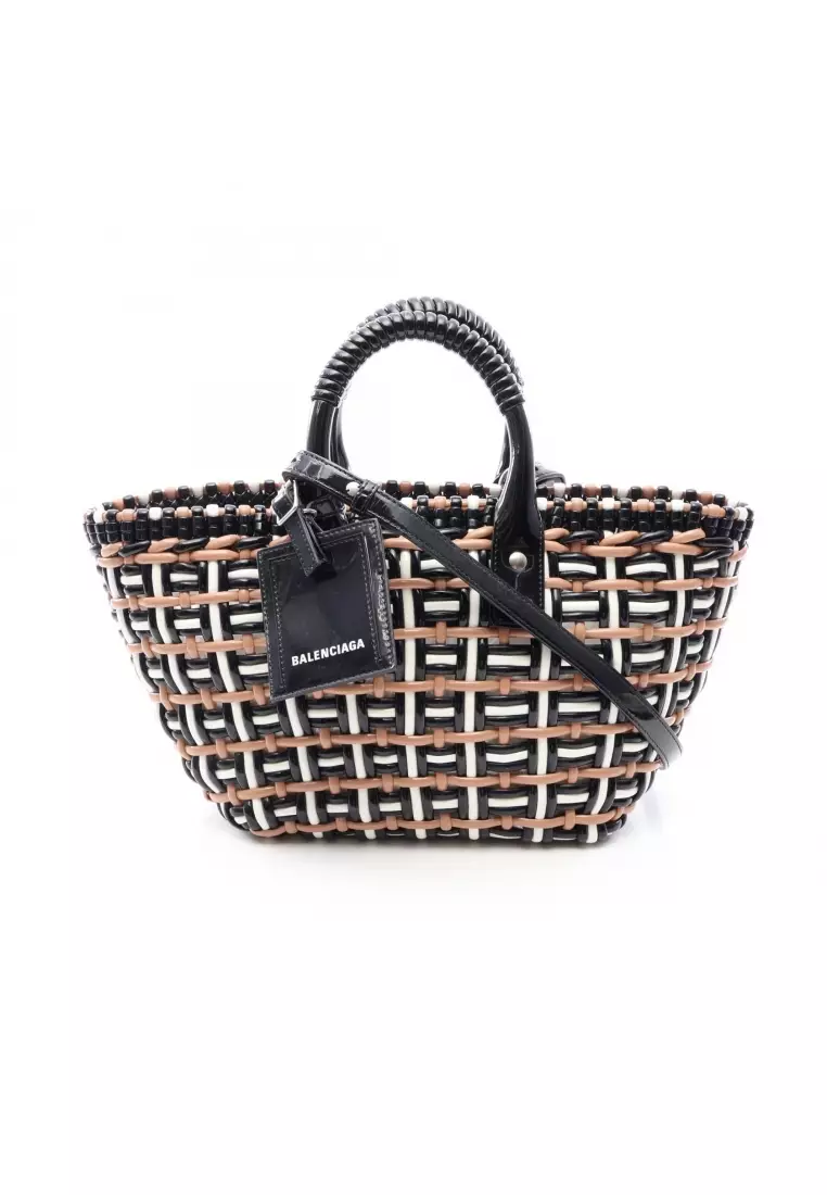 Balenciaga Pre-Loved BALENCIAGA BISTRO XS bistro basket bag 2WAY