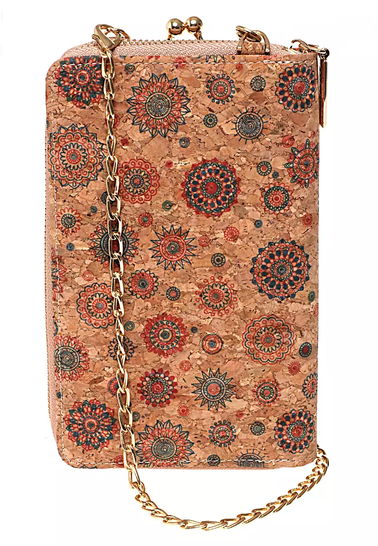 Tas Selempang Wanita Sun Flower Dompet Sling Bag Multifungsi Many Slot Material Kulit Leather ORIGINAL