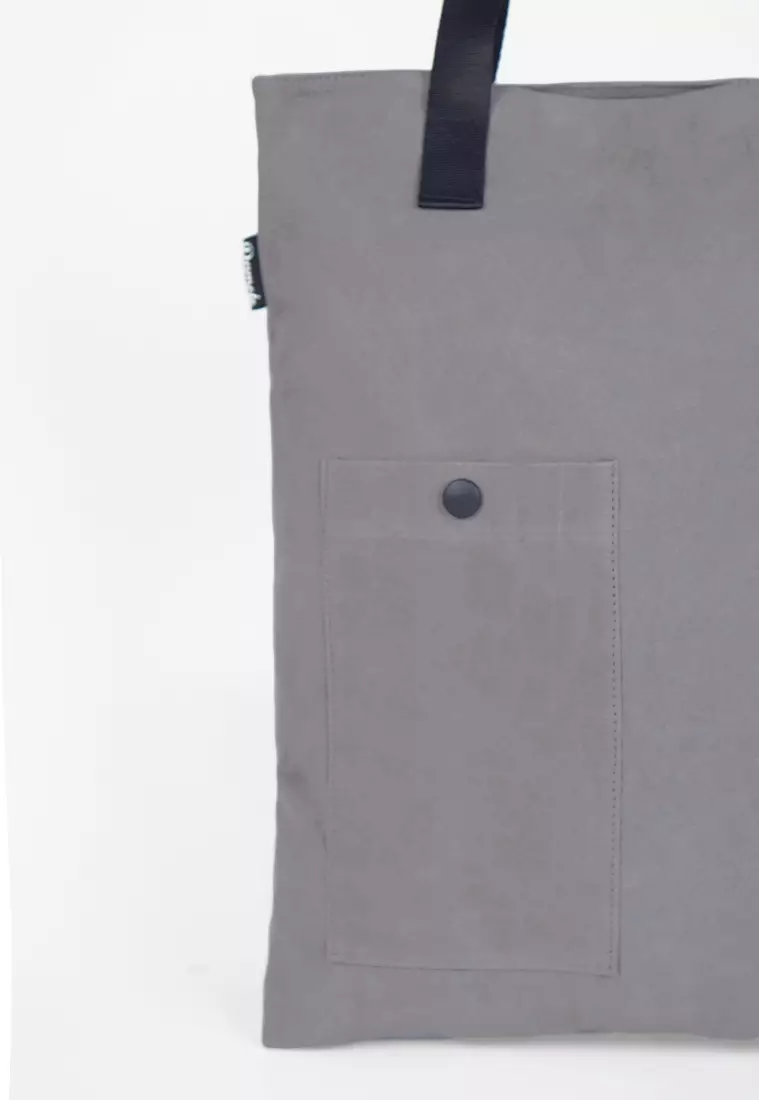 Tote Bag Wanita Tas Wanita Penutup Resleting Ummo Series Abu