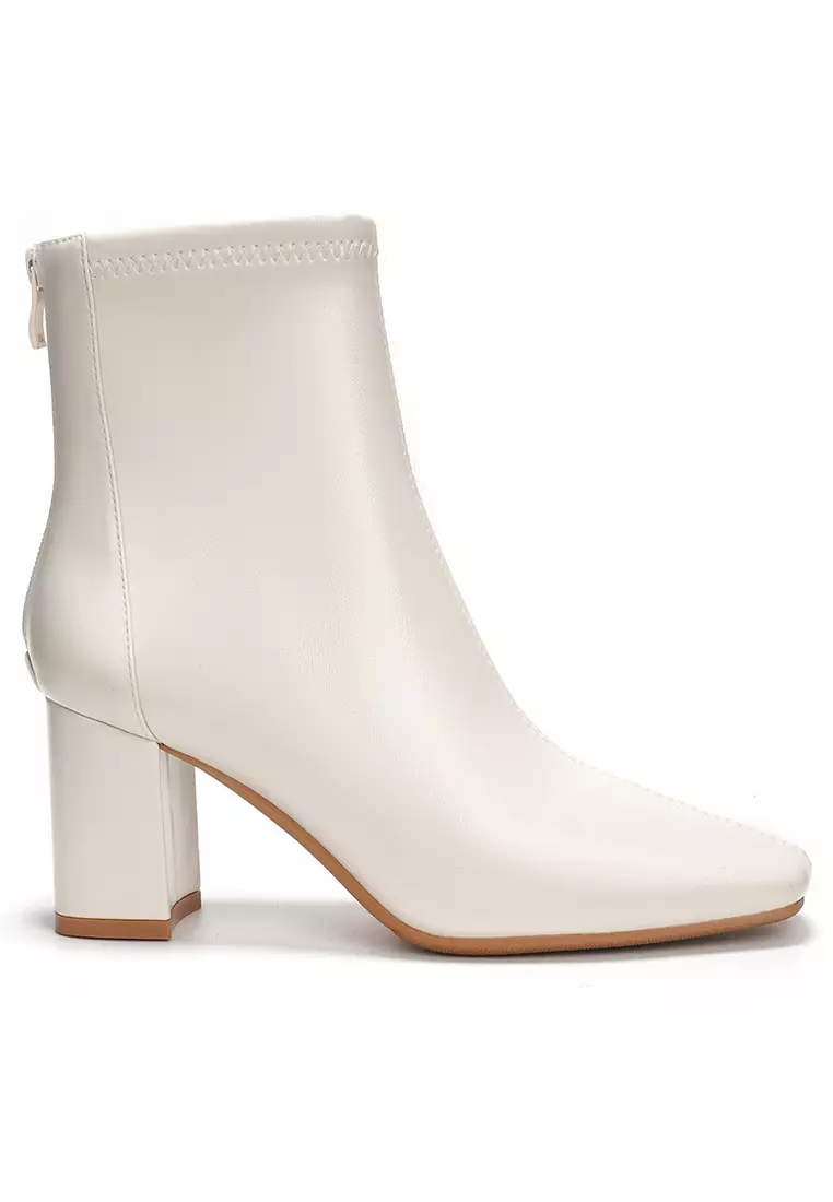 Discount on Twenty Eight Shoes  shoes - SKU: 7CM Faux Patent Leather Ankle Boots BY6670-2
