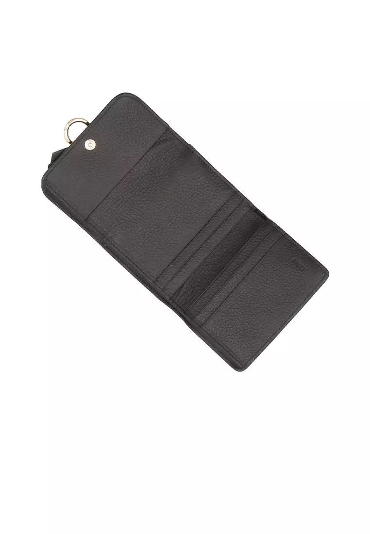 [Chloe] Small Alphabet 3-Stage Wallet-Black / ☆送料込☆ Chloé Black Alphabet Purse Wallet ○ Labellov ○ Buy and