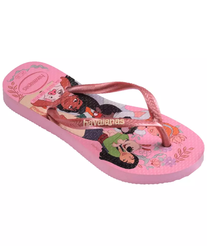 Havaianas 9898 Kids Slim Princess Pink/Pink - Sandal Anak