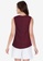 ZALORA WORK red V Neck Lace Detail Sleeveless Top D437AAA7769F6DGS_2