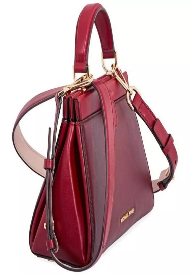 Oxblood michael kors deals purse