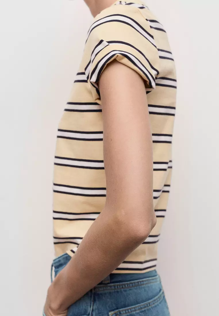 Striped Cotton T-Shirt