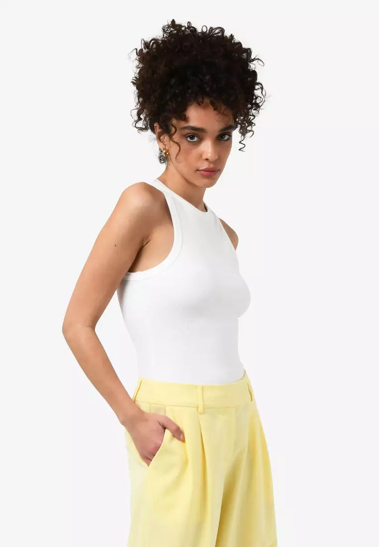 Devon Cotton Blend Singlet