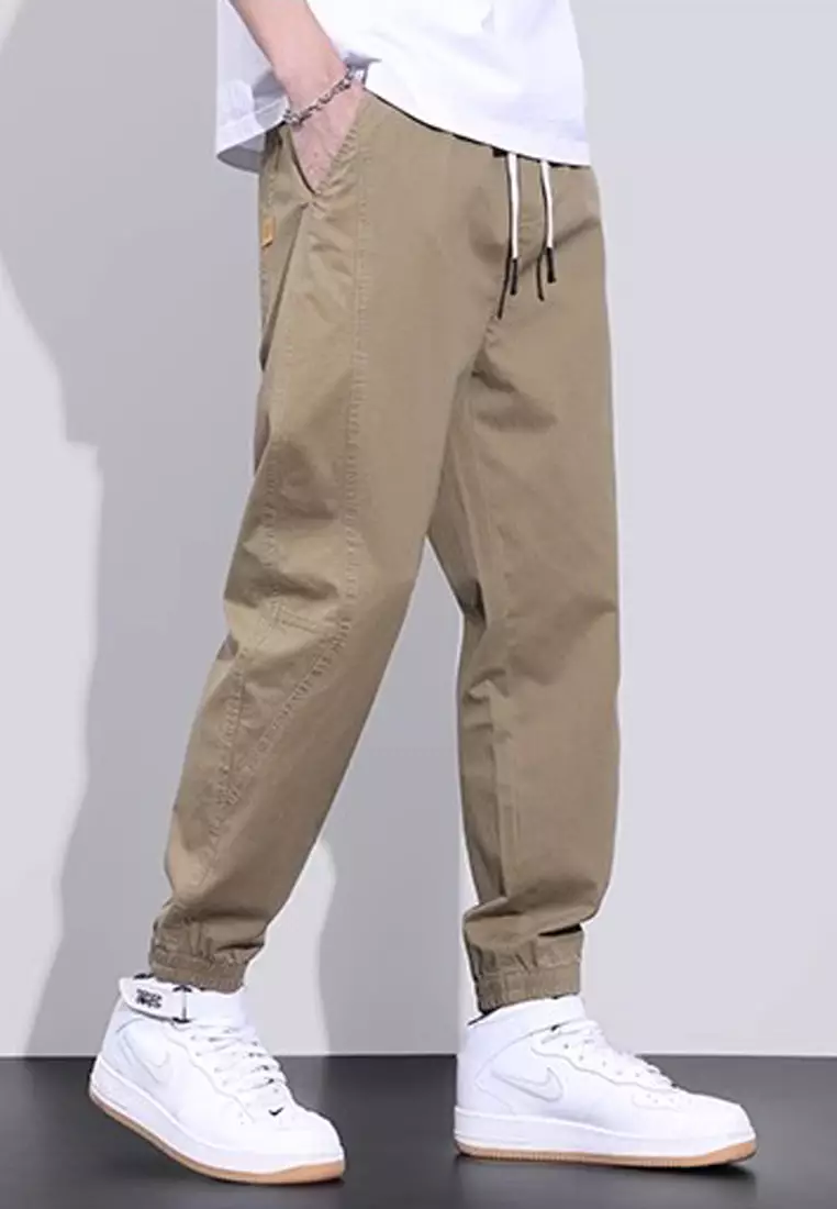 Drawstring Slim Jogger Pants