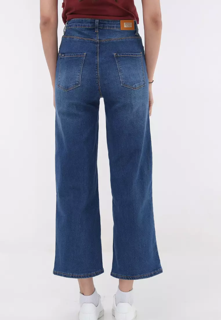 Denim Wide Leg Ladies Jeans
