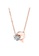 Air Jewellery gold Luxurious Dolphin Necklace In Rose Gold 0BD15AC620555DGS_1