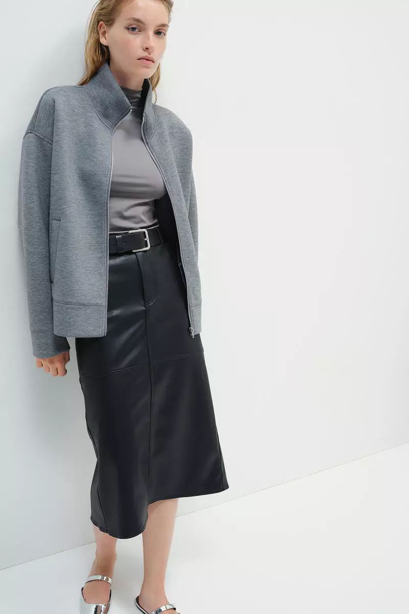 Buy H&M Coated midi skirt 2026 Online | ZALORA