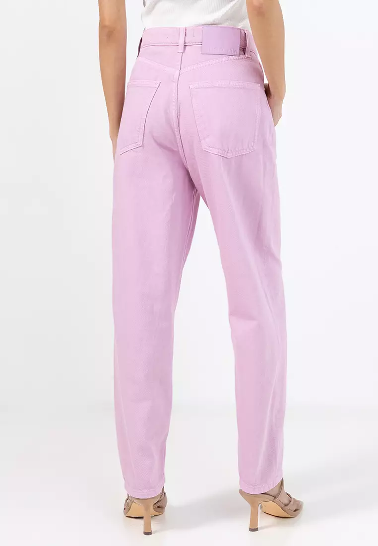 High-Waisted Mom-Fit Jeans