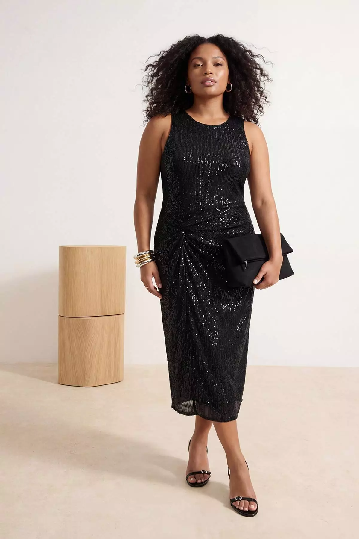 new year's bodycon dress Vogver One Shoulder Sequin Bodycon Dress With Chain... From Vogver,  Rs.2,745.61