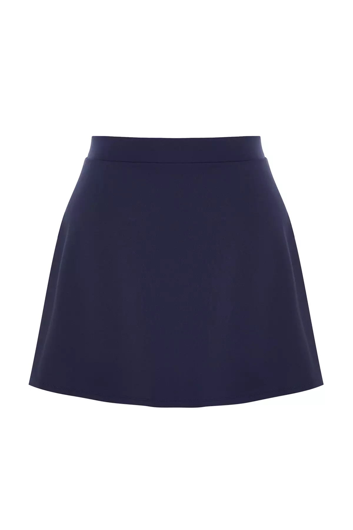 Straight High Waist Plus Size Shorts