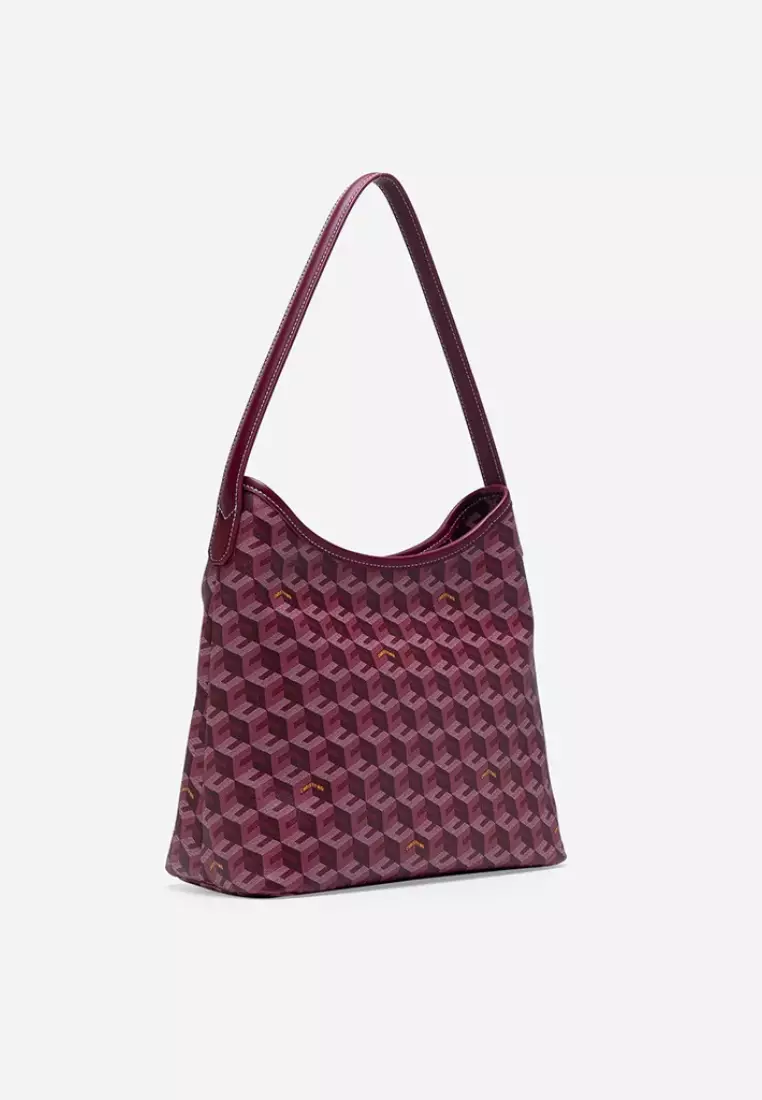 Alesso Medium Hobo Bag Burgundy