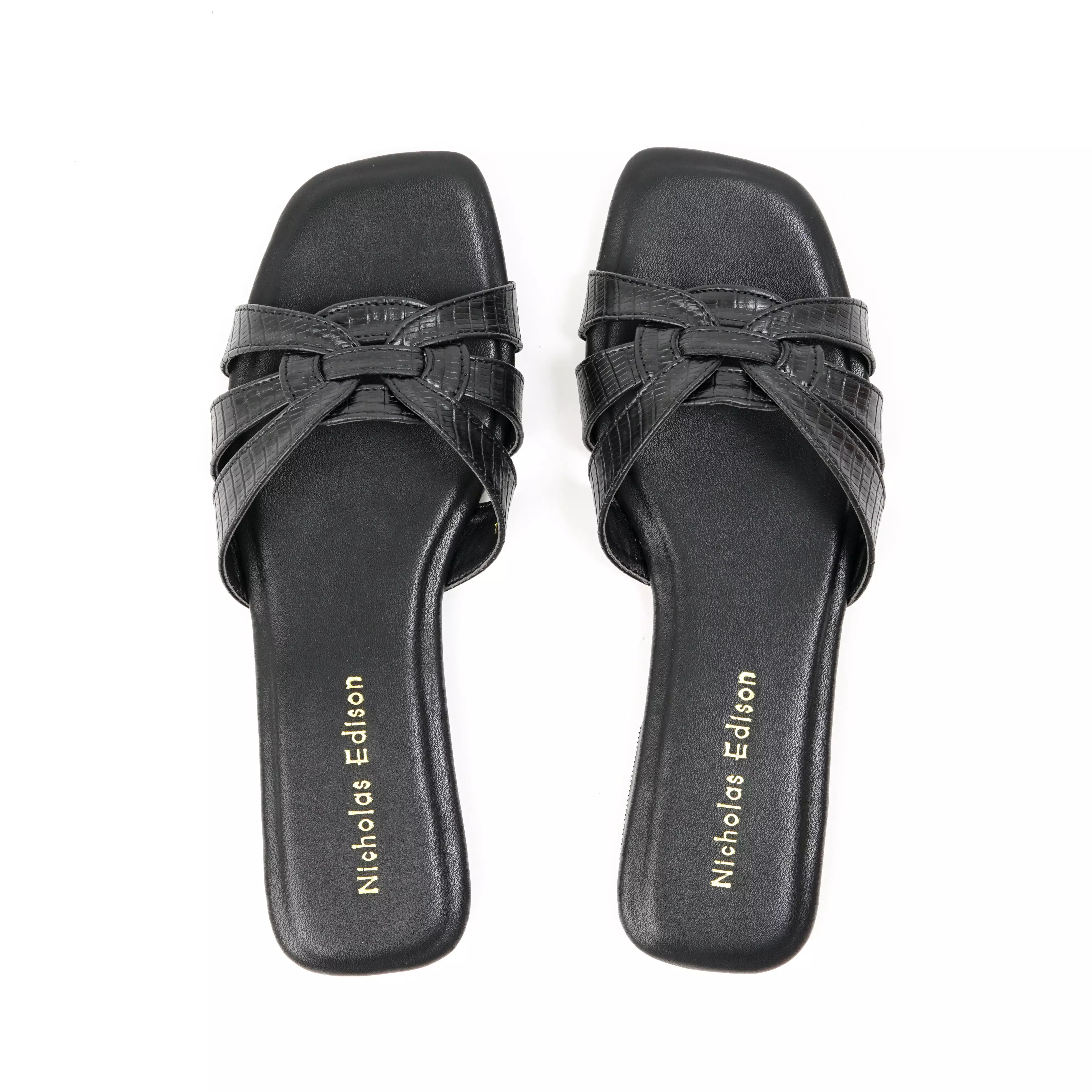 Nicholas Edison Sandal Costa Black