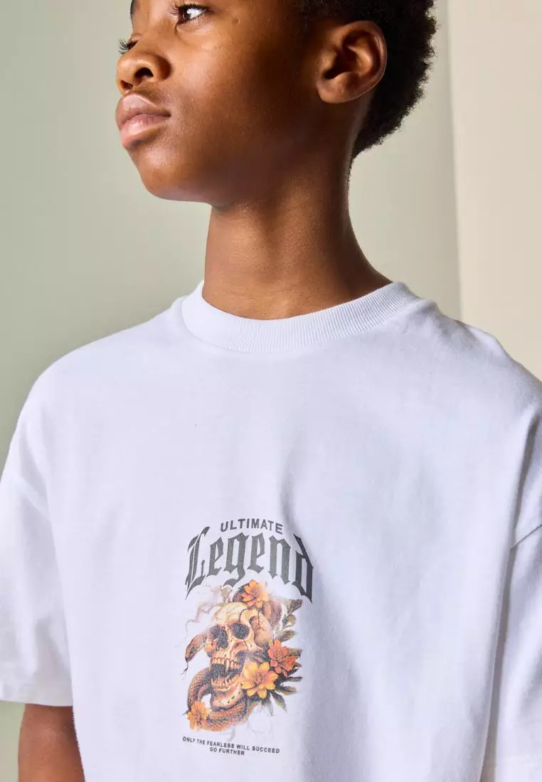 Relaxed Fit Short Sleeve Graphic T-Shirt