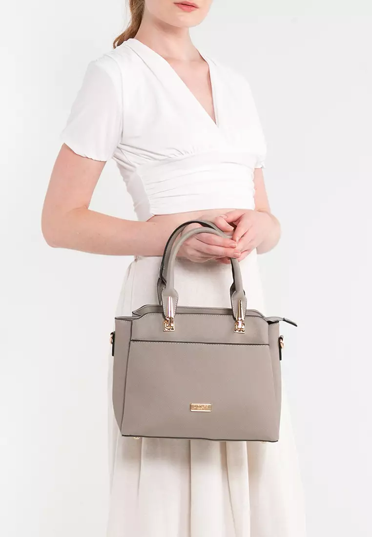 Saffiano Convertible Satchel