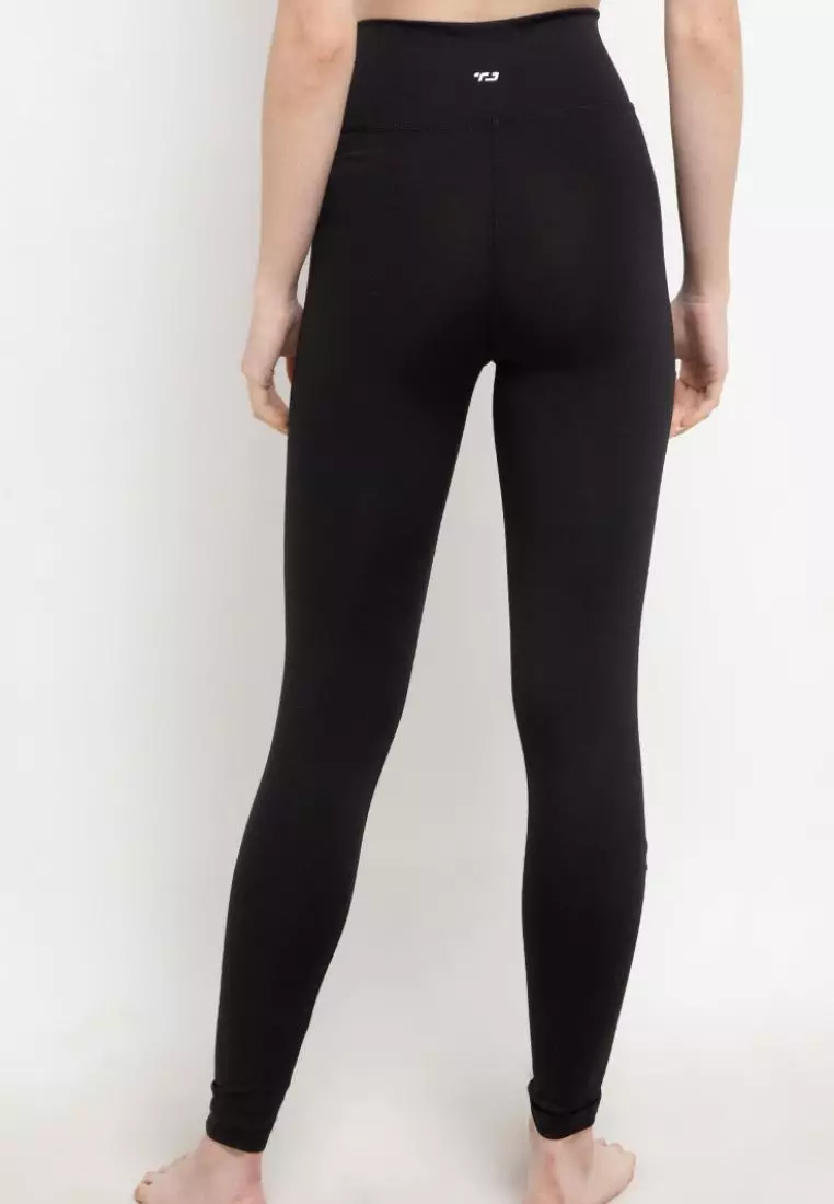 Td Active LB049 Celana Legging Sobek Polos  Yoga
