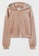 H&M beige Velour zip-through hoodie 2DD78AAE4BB8DFGS_6