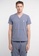 KAIZEN.PH HEALTHCARE APPARELS blue Scrub Suit 2nd Gen Denim Inspired Invisible Pockets, Accentuated Double-Stitch Top, 7-Pocket Cargo Jogger Pants Series 3B19BESD474357GS_2