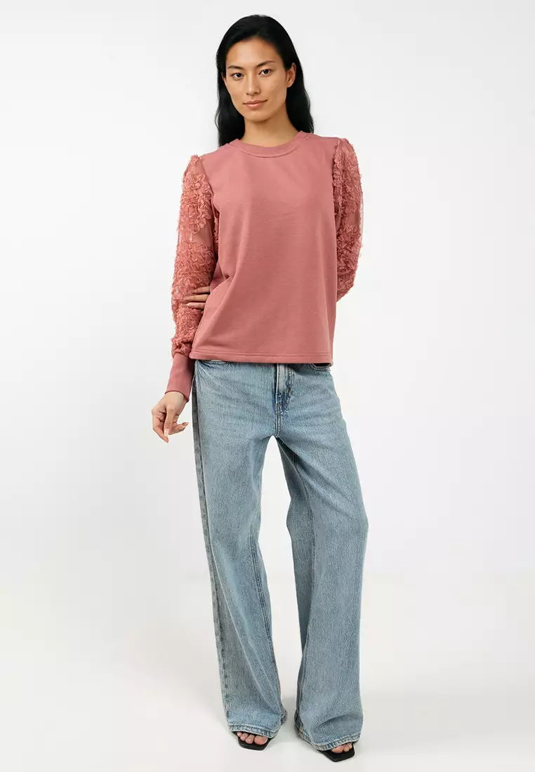 Long Sleeve Jersey Sweatshirt