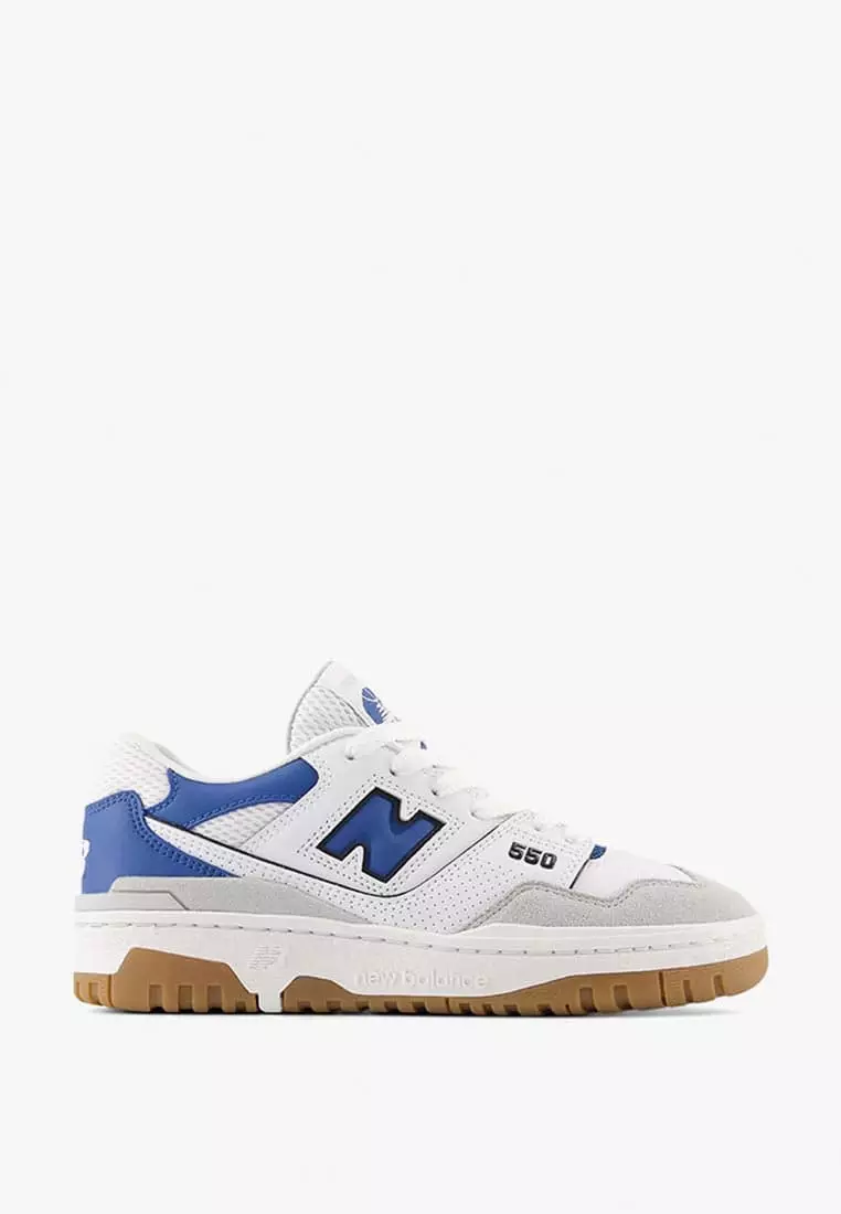 Discount on New Balance  shoes - SKU: New Balance Bb550 Boy's Sneakers Shoes - White/Blue