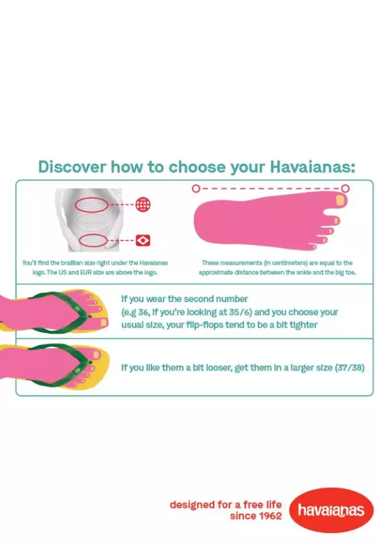 Havaianas baby deals size chart