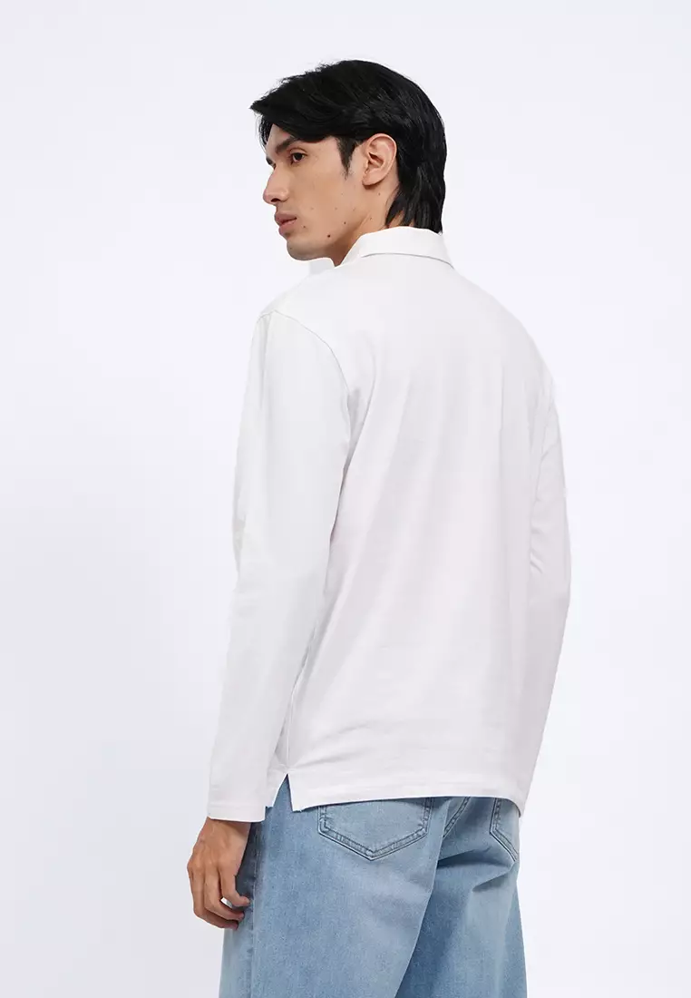 Regular Fit Long Sleeve Polo Shirt