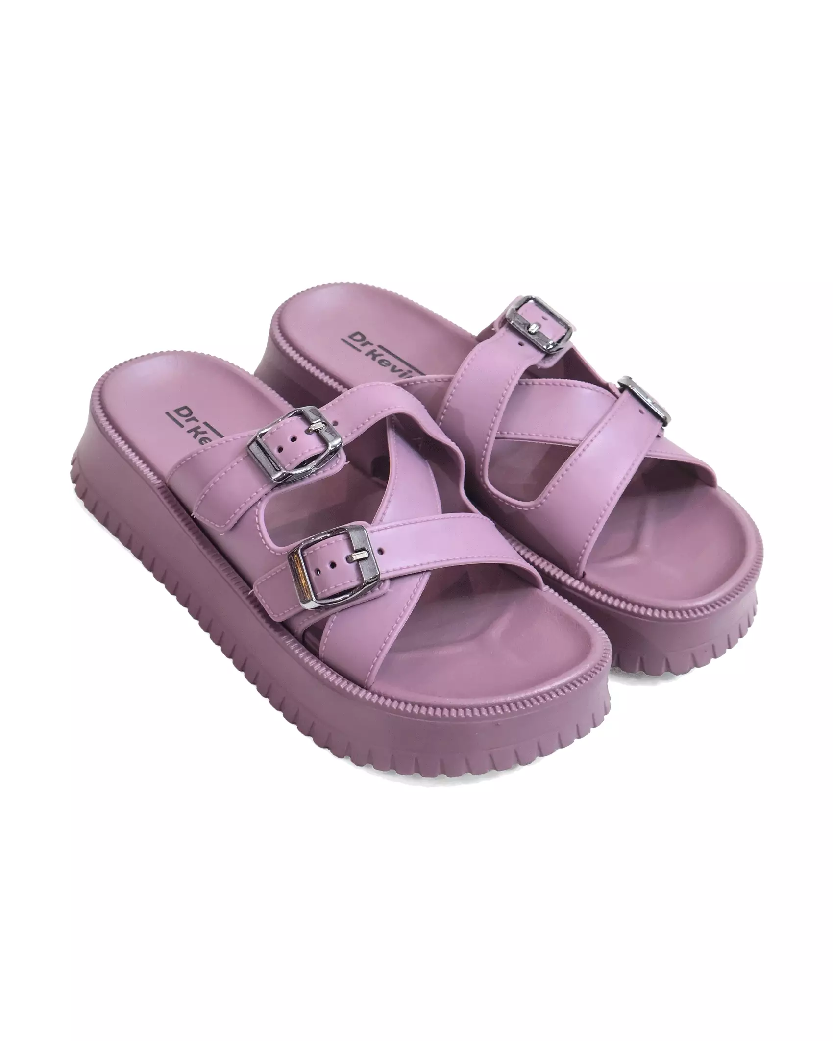 Dr. Kevin Sandal Selop Wanita Hak Rata Tinggi Flat Sandals 571-136