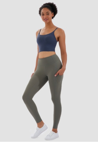 B-Code grey YGA1019-2_Grey_Lady Quick Drying Running Fitness Yoga Sports Top B124DAA1A218A0GS_1