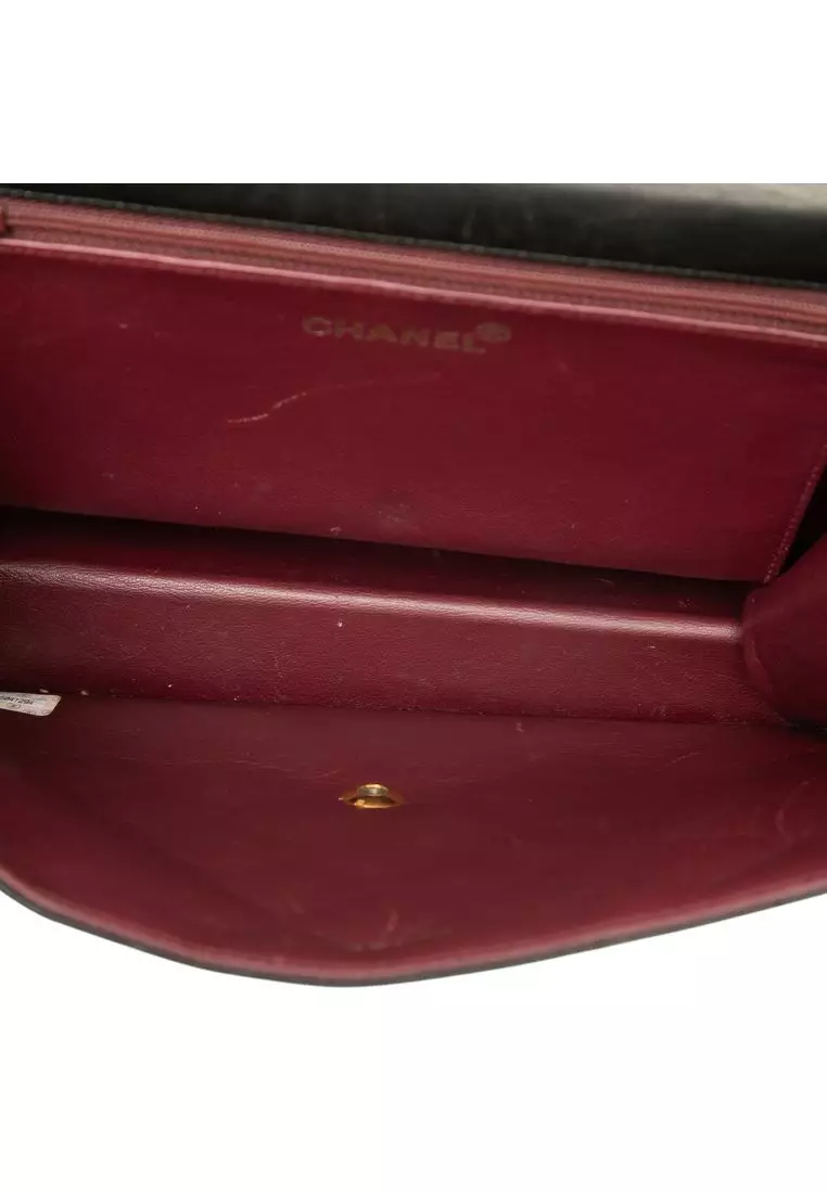 Pre-Loved Chanel Medium Cc Quilted Lambskin Single Flap