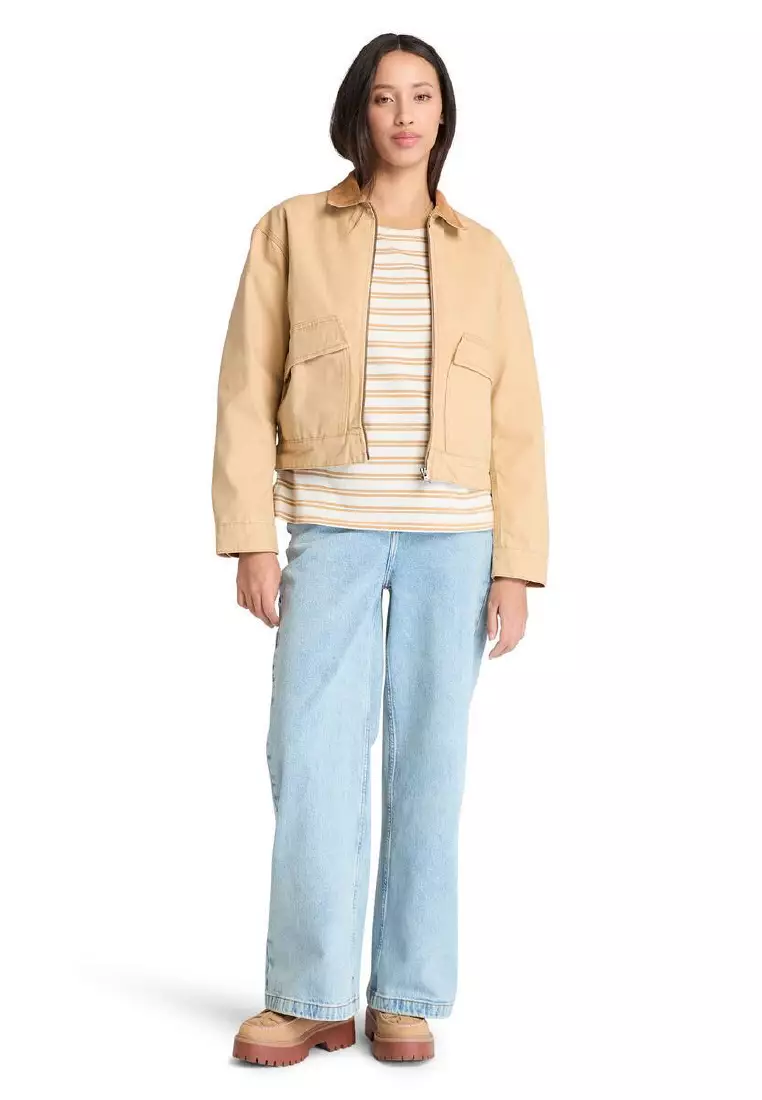 TB0A5VJ7EH31 WASHED CANVAS JACKET LIFE